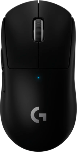 Мишка Геймърска Logitech G PRO X Superlight 2, Безжична, 32000dpi, HERO 2, PTFE крачета, 2.4 GHz, Черна