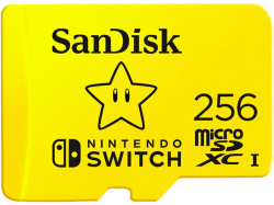 SD/флаш карта SanDisk microSDXC карта за Nintendo Switch 256GB, до 100MB/s четене