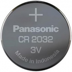 Батерия Бутонна батерия литиева PANASONIC CR2032 3V, (20 бр. в тарелка) цена за 1 батерия