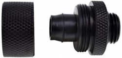 Охлаждане Фитинг Alphacool Eiszapfen, Удължител, 16-10mm, G1-4, Черен мат, 6 броя