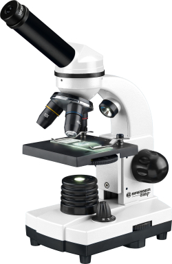 Микроскоп Bresser Junior Biolux SEL 40–1600x с кутия, бяла