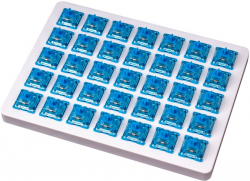 Други Суичове за механична клавиатура Keychron Gateron Phantom Blue Switch - 35 бр.