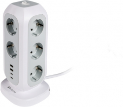 Контакт Verbatim EUPT-01 EU Power Tower 11 AC with 2 x USB-C - 2 x USB-A