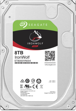 Хард диск / SSD Seagate Iron Wolf, 8ТВ, 7200 RPM, 3.5", SATA 3 6Gb/s, 256МВ cache