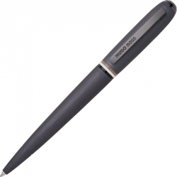 Канцеларски продукт Hugo Boss Химикалка Contour Iconic, в кутия, тъмносива