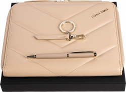 Hugo Boss Комплект химикалка, конферентна папка и ключодържател Triga