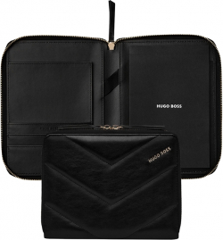 Канцеларски продукт Hugo Boss Конферентна папка Triga, A5, черна