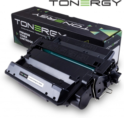 Тонер за лазерен принтер Tonergy Compatible Toner Cartridge, за HP 55X CE255X , 12.5 копия, съвместима,черен