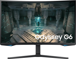 Монитор Monitor LED Samsung Odyssey G65B, 32'' WQHD Curved, QHD (2560x1440) VA 240Hz, 350 cd-2, 1 ms, 2xHDMI 2.1, 1xDP 1.4, 1xUSB 3.0, 1xUSB 2.0
