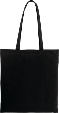 Продукт Hi!dea Чанта, 100% памук, с дълги дръжки, 370 х 410 mm, черна