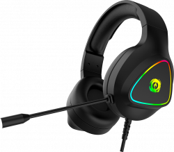 Слушалки Canyon Shadder GH-6, геймърски, с кабел, вграден микрофон, черен цвят