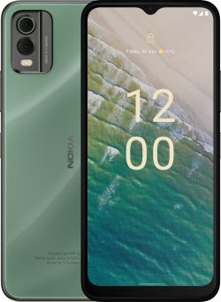 Смартфон Nokia C32, 6.5", 6GB RAM, 128GB, 8 МР предна камера, зелен цвят