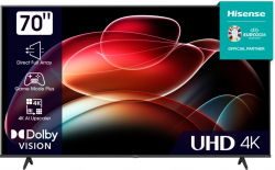 Телевизор Hisense 70" A6K, 4K Ultra HD, 3840x2160, Smart TV, HDMI2, HDMI, USB, LAN