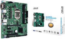 Дънна платка Asus PRO H510M-C/CSM, Intel H510, LGA1200, mATX, 2x DDR4, alaplap