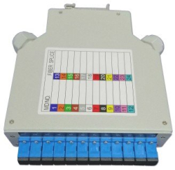 Оптична кутия Оптична кутия за 12 SC адаптера, за монтаж на DIN шинa