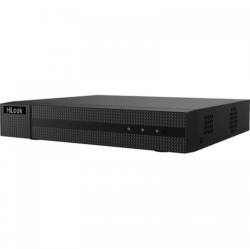 Видеорекордер HiLook NVR-104MH-C, 4-канален мрежов рекордер/сървър, H.265, 12Vdc/10W