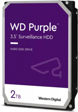 Хард диск / SSD Western Digital Purple 2TB 3.5'', 64MB, 5400 RPM, SATA 6Gb-s