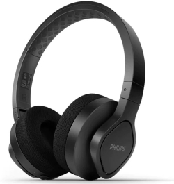 Слушалки Philips TAA4216BK, Over-Ear, Микрофон, Bluetooth, 118 dB, 32 Ω, 40 мм, 3 броя, Черен