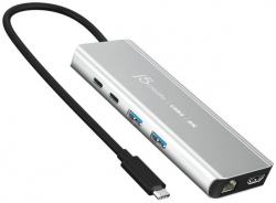 USB Хъб Докинг станция j5create JCD403, USB4, Multi-port хъб, Gigabit Ethernet