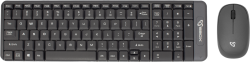 Клавиатура SBOX WKM-22, Комплект клавиатура + мишка, безжични, Wireless, черен