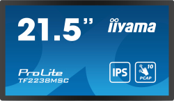 Интерактивна дъска/дисплей IIYAMA TF2238MSC-B1, 21.5'' IPS Panel, 16:9, FHD 1920 x 1080, 600cd/m2, 5ms