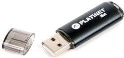 USB флаш памет  Преносима памет PLATINET PENDRIVE 16GB USB 2.0 черна 