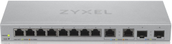 Комутатор/Суич ZyXEL XGS1210-12 v2, 8x 1000 Mbps, 2х 100/1000/2500 Mbps, 2х SFP+, 49 Mbps