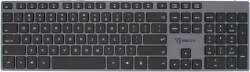 Клавиатура SBOX WK-131 :: Безжична клавиатура, 2.4 GHz Wireless, метална, черна 