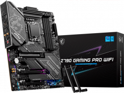 Дънна платка MSI Z790 Gaming Pro WiFi, LGA 1700, 4x DDR5, Dual Channel, 3x M.2 slots, 1x HDMI