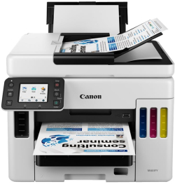 Мултифункционално у-во Canon MAXIFY GX7040 All-In-One, Мастилоструен, A4, 600 x 1200 dpi, 24 ppm, Wi-Fi, Fax