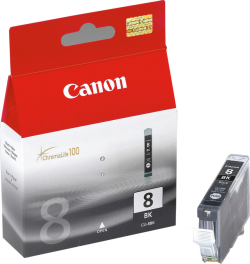 Касета с мастило CANON 1LB CLI-8BK - Максимален брой копия до 1145 страници, Черен