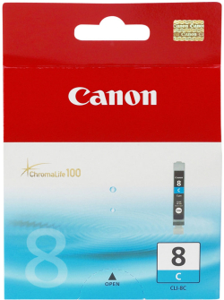 Касета с мастило CANON CLI-8C ink cartridge cyan standard capacity 13ml 1-pack
