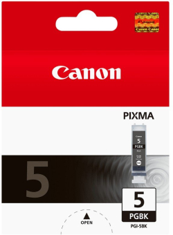 Касета с мастило CANON 1LB PGI-5BK - Максимален брой копия до 710 страници, Черен