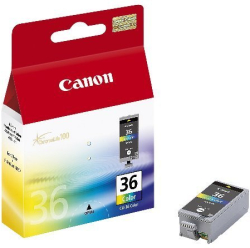 Касета с мастило CANON CLI-36 ink cartridge tri-colour standard capacity 12ml 249 pages 1-pack