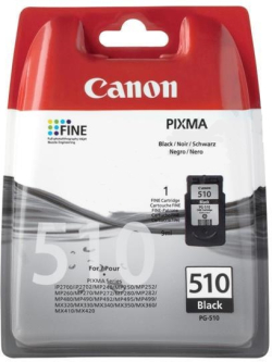 Касета с мастило Canon PG-510, за Canon Pixma iP2700/ MP250 / MX320 / MX420, 220 копия, черен цвят