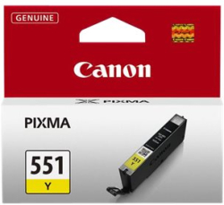 Касета с мастило CANON 1LB CLI-551Y ink cartridge yellow standard capacity 330 pages 1-pack