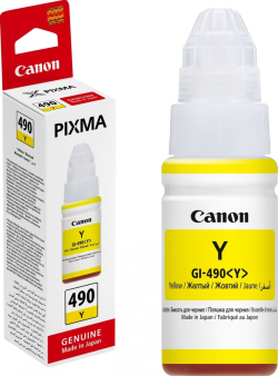 Касета с мастило CANON INK GI-490 yellow ink bottle