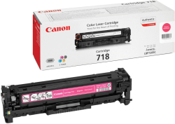 Тонер за лазерен принтер CANON 718 toner cartridge magenta standard capacity 2.900 pages 1-pack