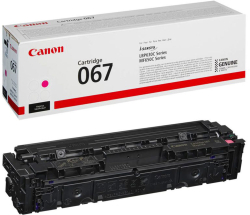 Тонер за лазерен принтер CANON 067, тонер касета, Магента