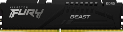 Памет Kingston Fury Beast 16GB DDR5, 6000MHz, AMD EXPO 1.1, 1.35V, черен цвят