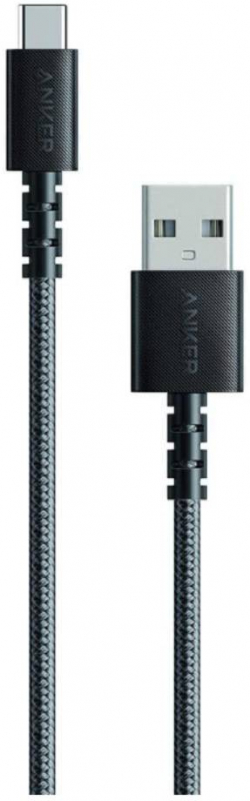 Кабел/адаптер Anker PowerLine Select кабел за данни, USB-A - USB-C, 0.9м, черен