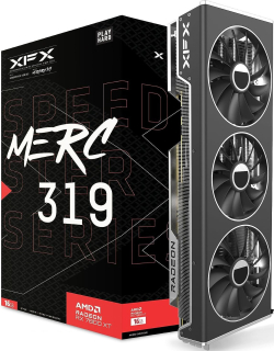 Видеокарта XFX Radeon RX 7800XT Speedster MERC 319, 16GB GDDR6, HDMI, 3x DisplayPort
