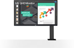 Монитор LG 27QN880P-B 27" 2560x1440 LED, IPS, 350 nits, 75Hz, 5ms, HDMI, DP, USB-C, VESA