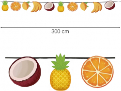 Продукт Гирлянд Плодове, 15 броя, 300 cm