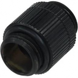 Охлаждане Адаптер Alphacool HF, Двоен нипел, G1-4 - G1-4, Въртящ се, Черен мат