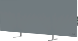 Печка AENO Premium Eco Smart Heater, 700W, Tempered lass, IR+convection, LED, сива