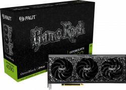 Видеокарта Palit GeForce RTX 4090 Game Rock OmniBlack, 24GB GDDR6X, 3x DP 1.4a, HDMI
