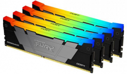 Памет Kingston FURY Renegade RGB 64GB (4x16GB) DDR4 3200MHz CL16 KF432C16RB12AK4-64