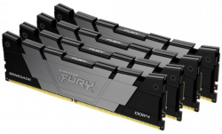 Памет Kingston FURY Renegade Black 64GB(4x16GB) DDR4 3600MHz CL16 KF436C16RB12K4-64