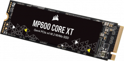 Хард диск / SSD Corsair MP600 Core XT, 1TB SSD, 1x NVMe, PCI Express 4.0 x4, m2 2280, черен цвят